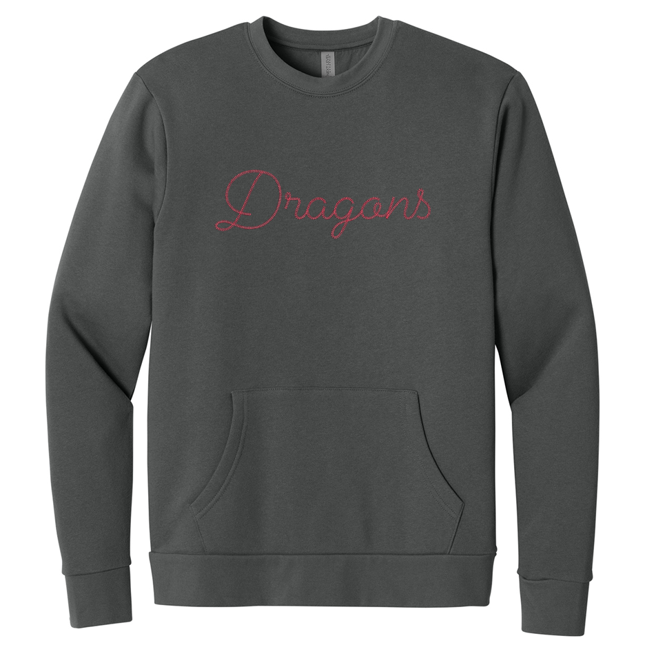 Dragons Braided Logo Pocket Sweatshirt