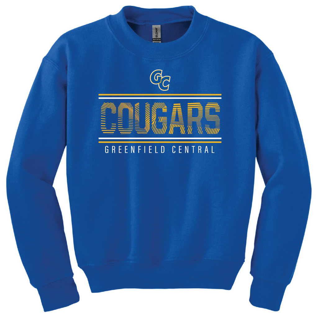 Greenfield Central Main Logo Youth Crewneck