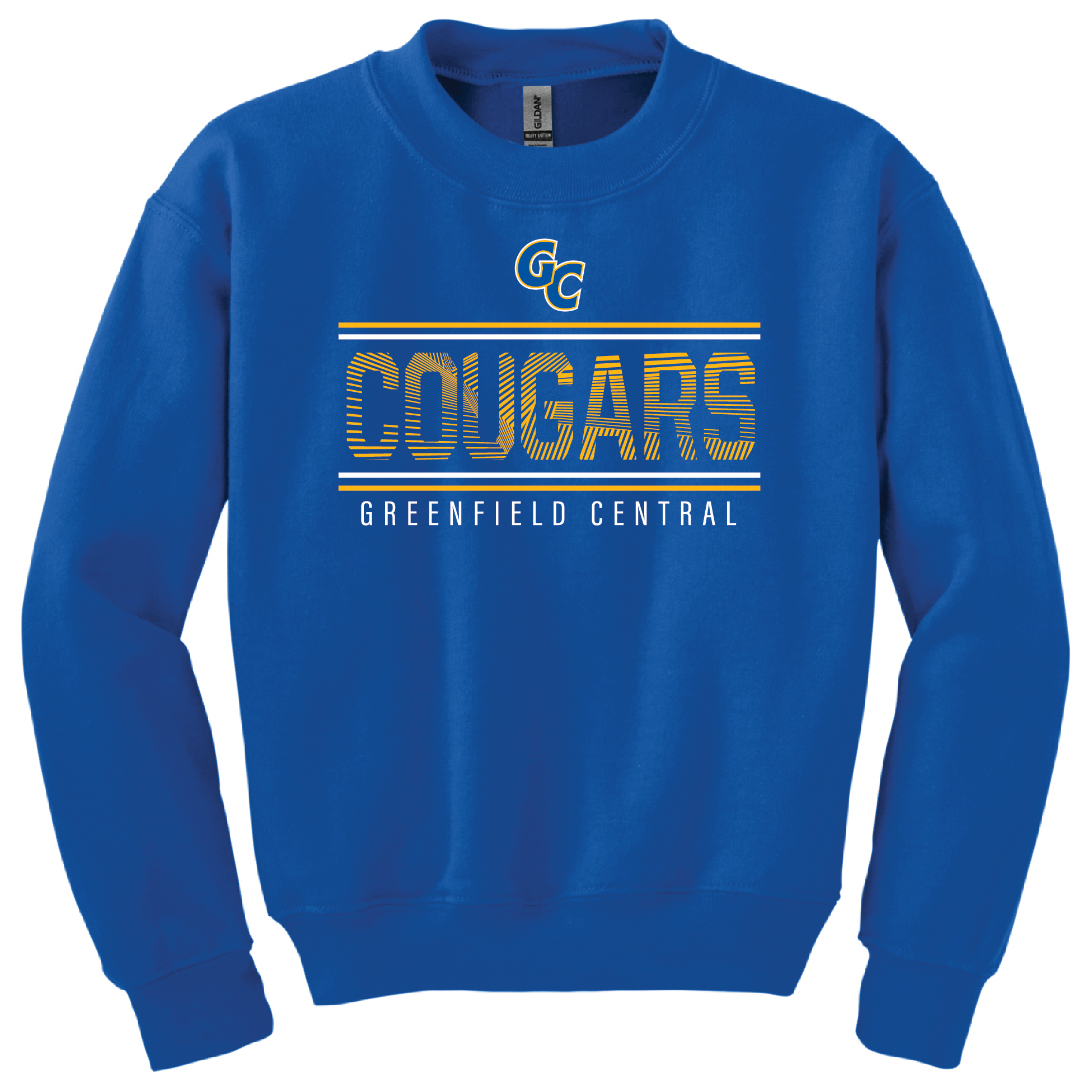 Greenfield Central Main Logo Youth Crewneck