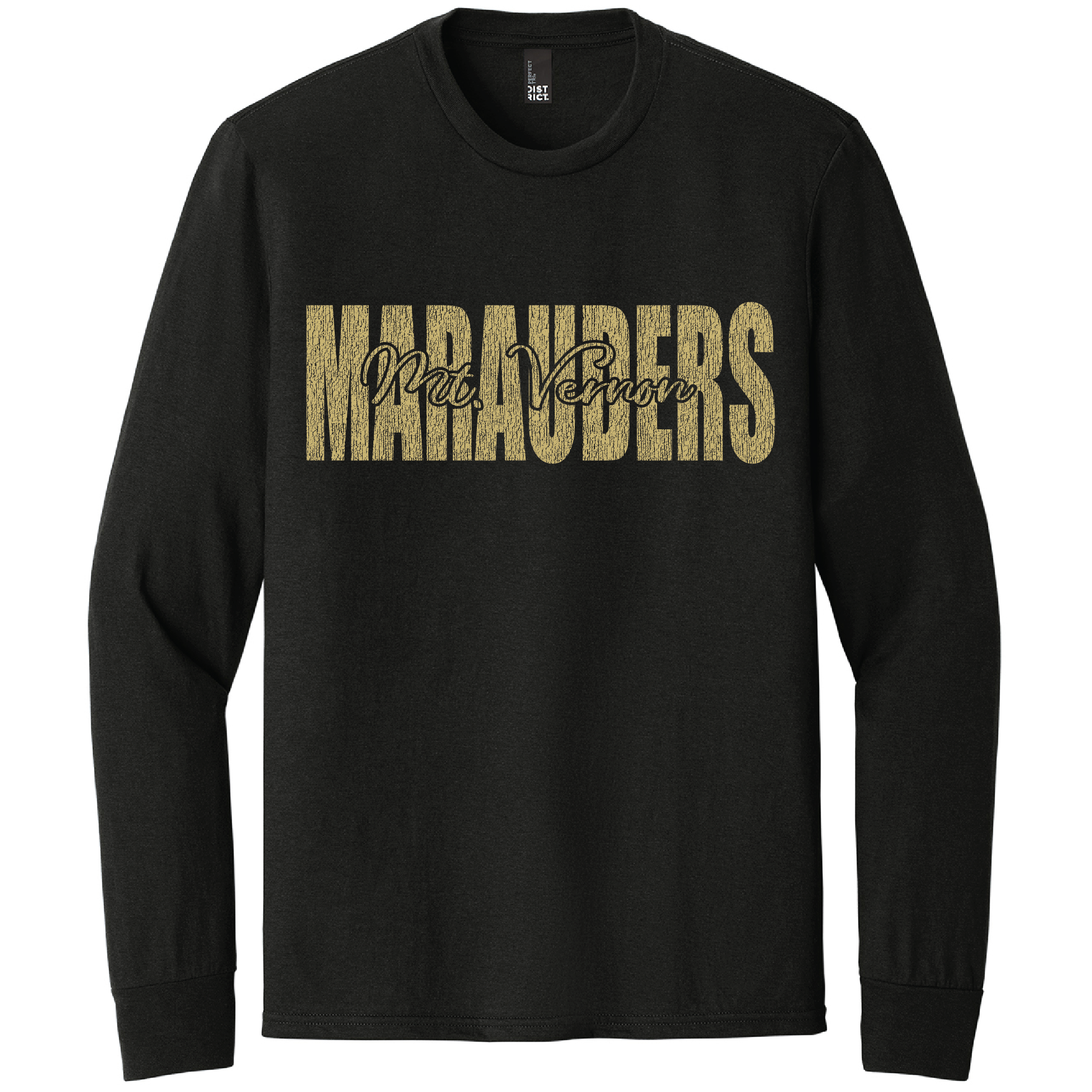 Mt Vernon Marauders Grunge Long Sleeve