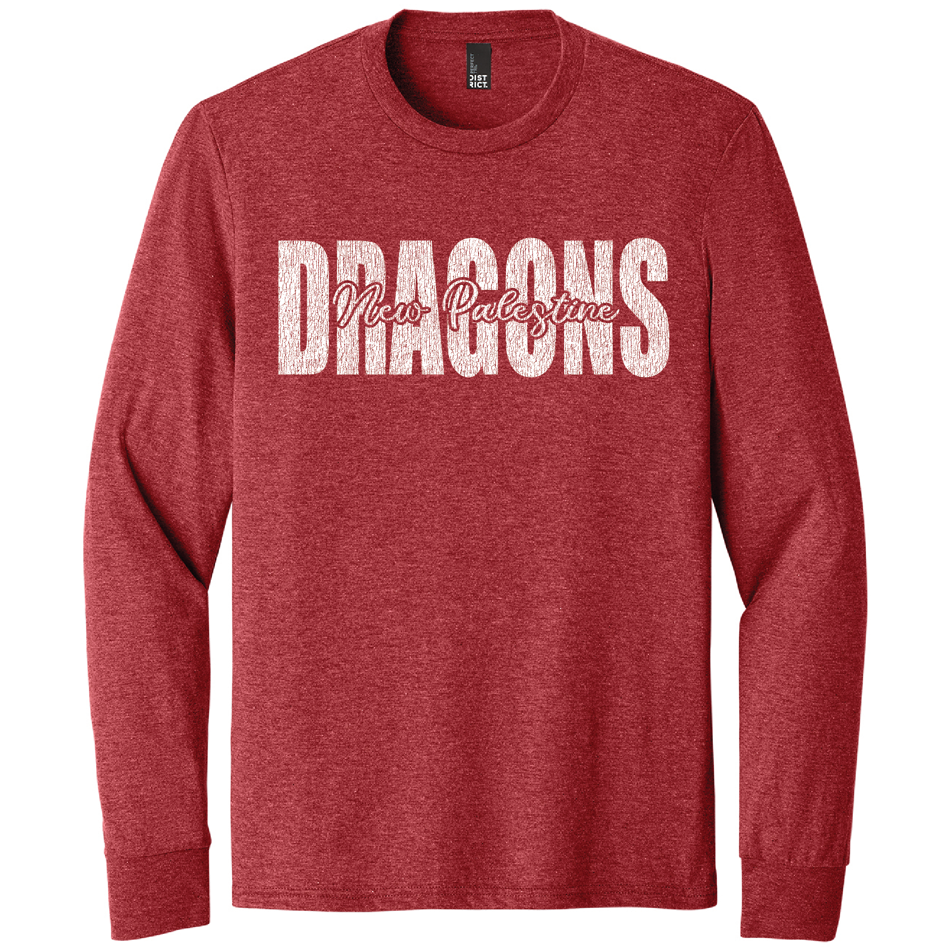 New Palestine Dragons Grunge Long Sleeve