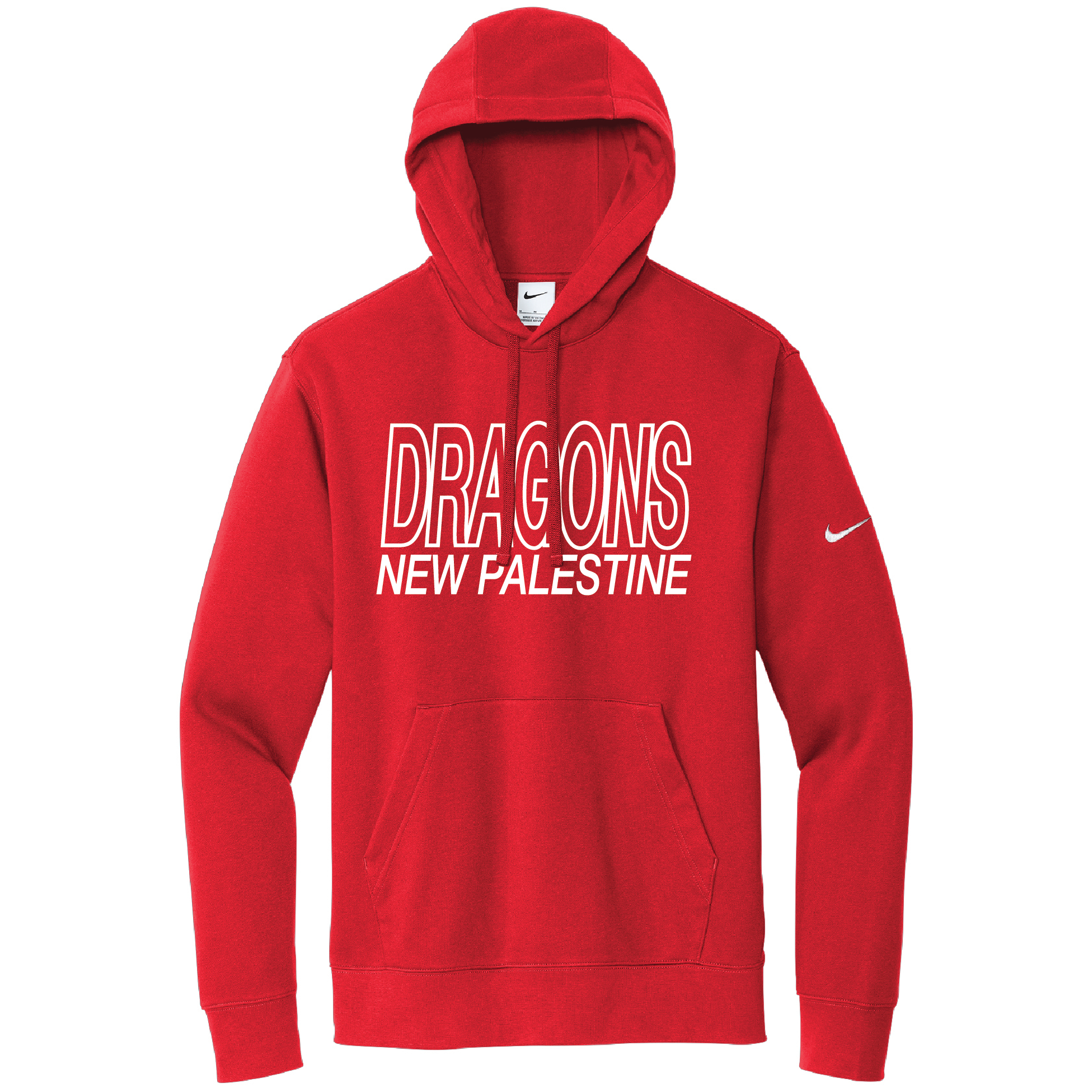 New Palestine Dragons Outline Nike Hoodie