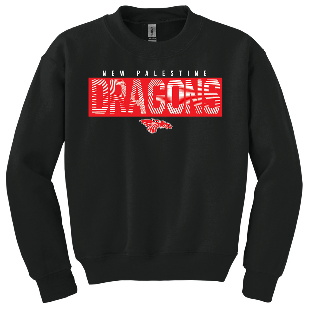New Palestine Main Logo Youth Crewneck