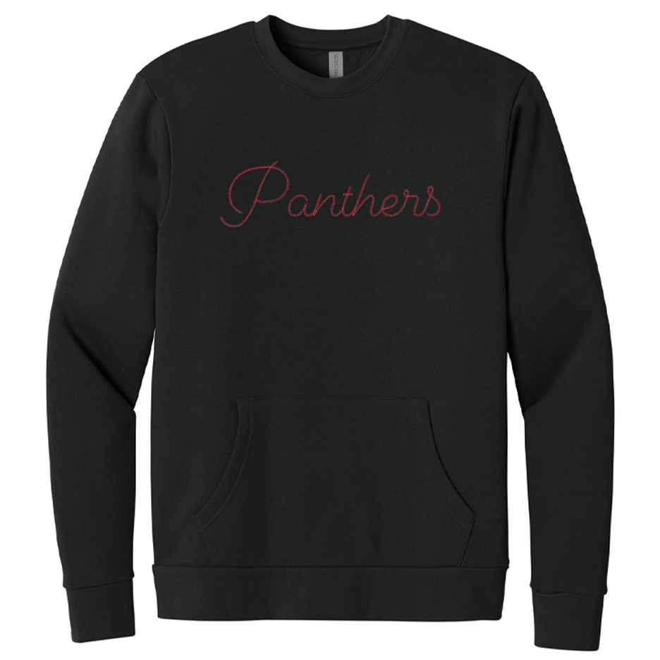 Panthers Braided Logo Pocket Sweatshirt